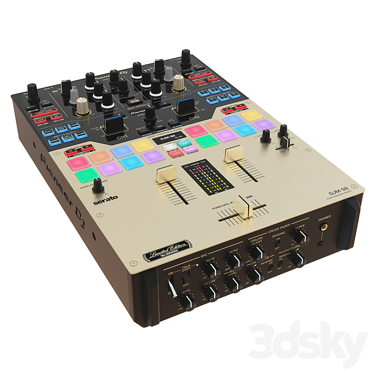Pioneer DJM-S9-N 3D Model