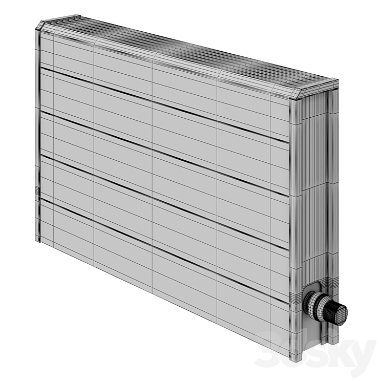 JAGA wall radiators 3D Model