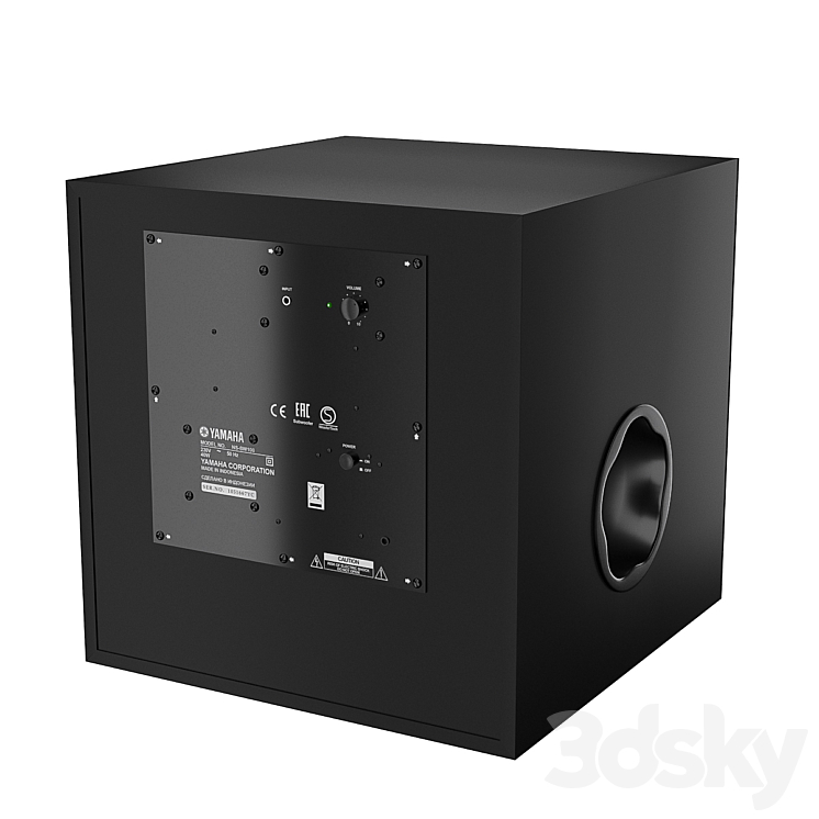 Subwoofer Yamaha NS-SW100 3D Model