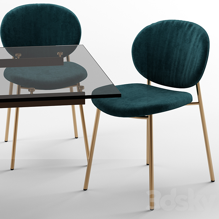 Ines and Berlin – Calligaris 3DS Max - thumbnail 2