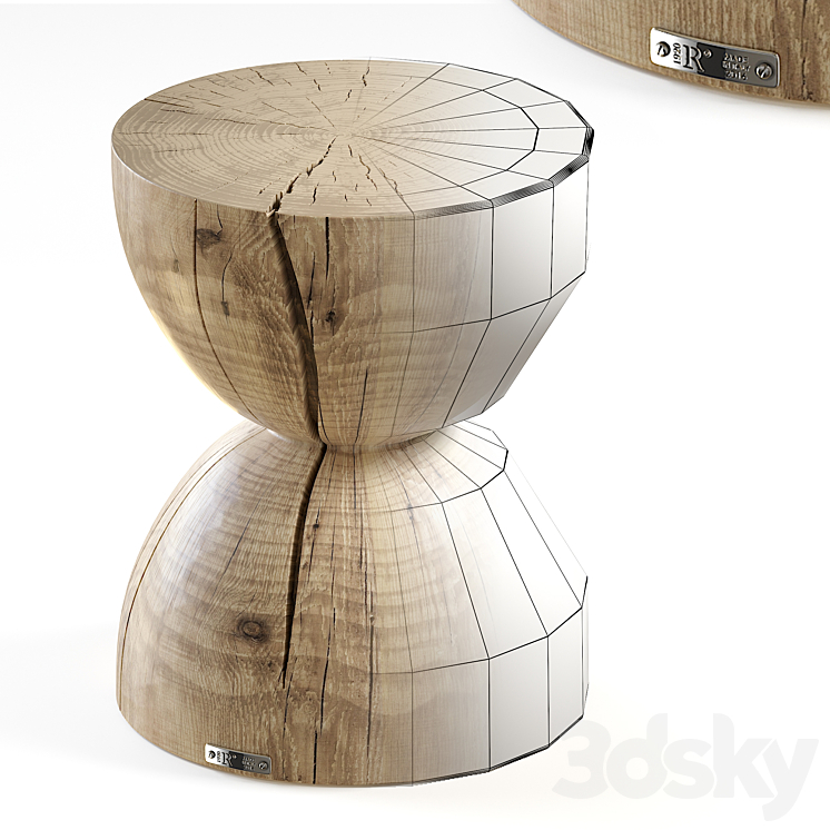 Clessidra side table 3D Model