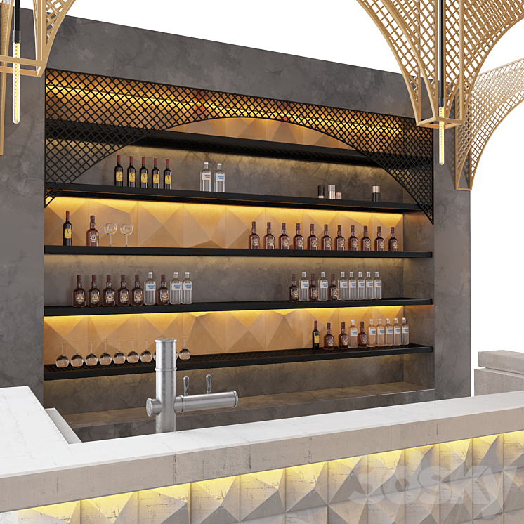 Loft Bar 3 3D Model