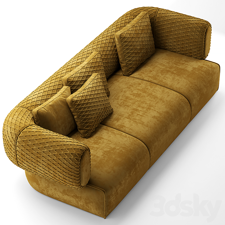 Cornelio Cappellini HUG sofa 3D Model