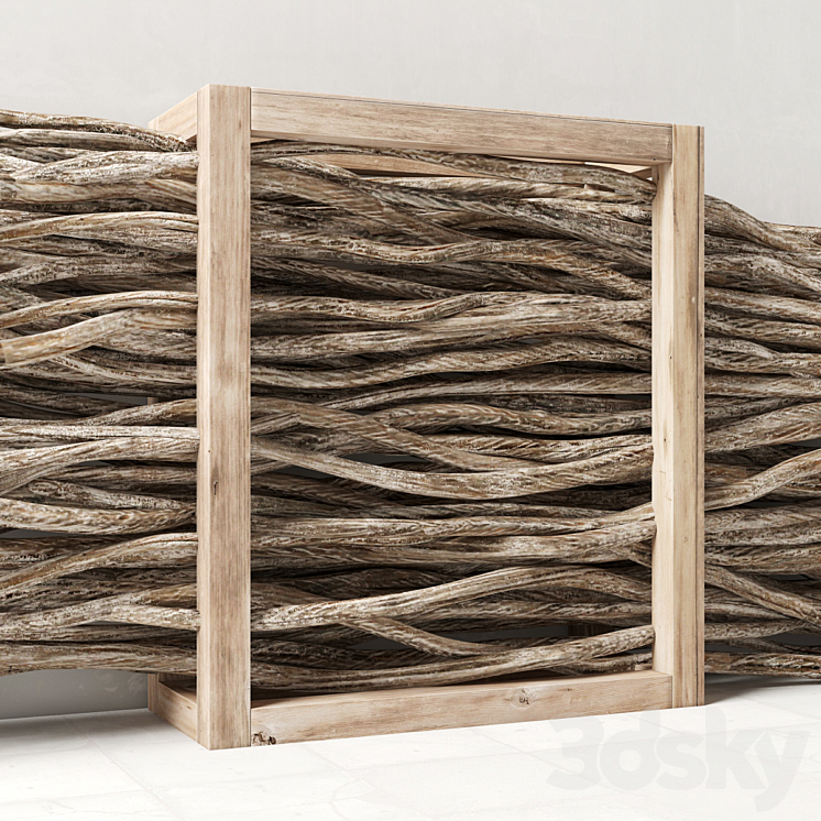 Firewood branch 3D Model