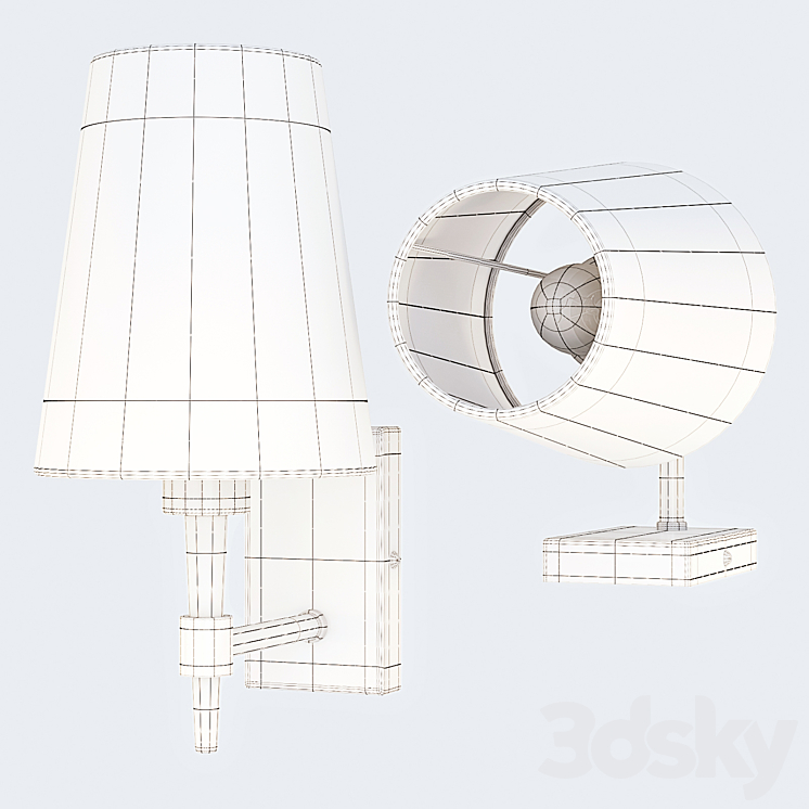 Maytoni: Wall Lamp – Zaragoza 3DS Max - thumbnail 2