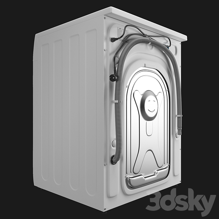 Samsung Washing Drive WW8800M washing machine 3D Model