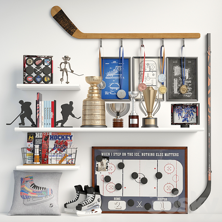 Hockey 3DS Max - thumbnail 2