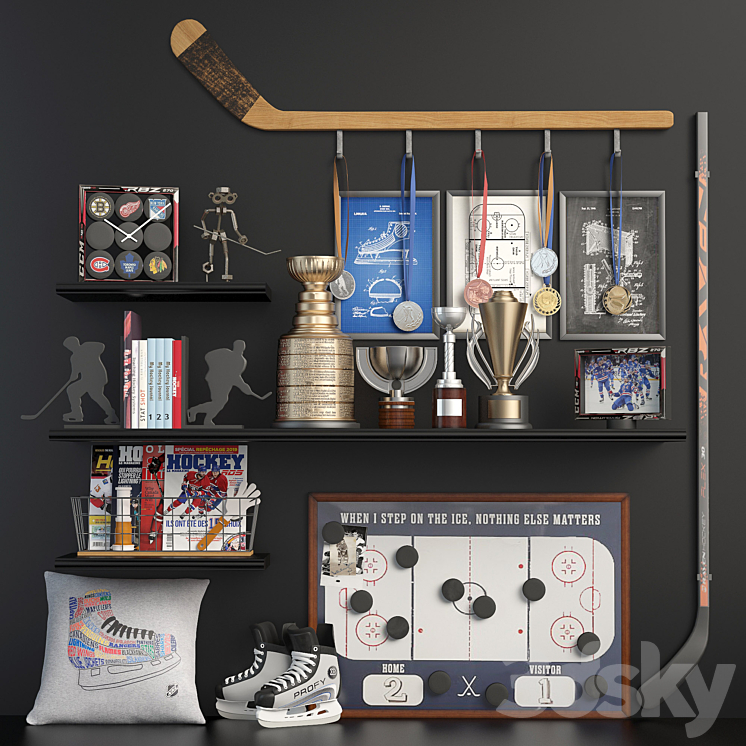 Hockey 3DS Max - thumbnail 1