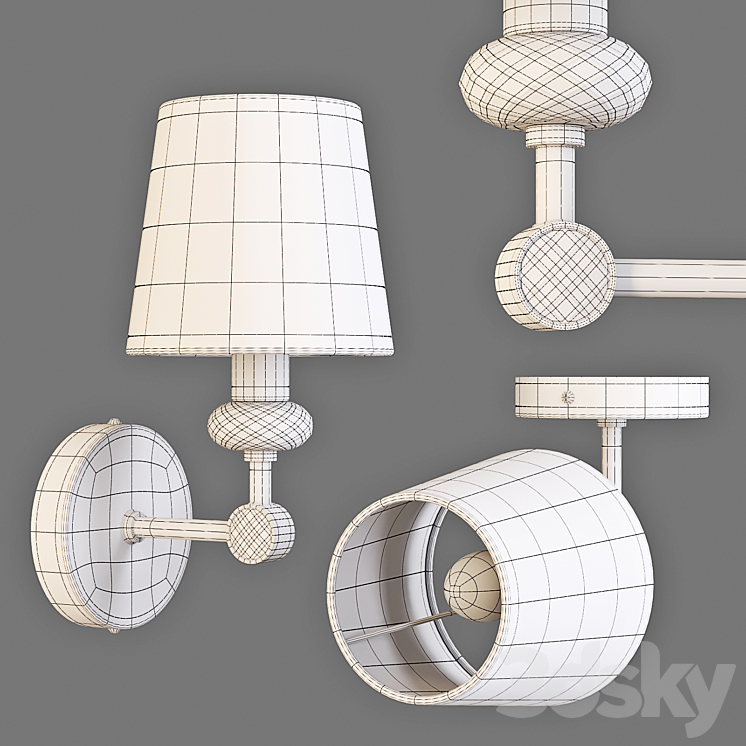 Maytoni: Wall Lamp - Riverside (MOD018WL-01CH) 3D Model