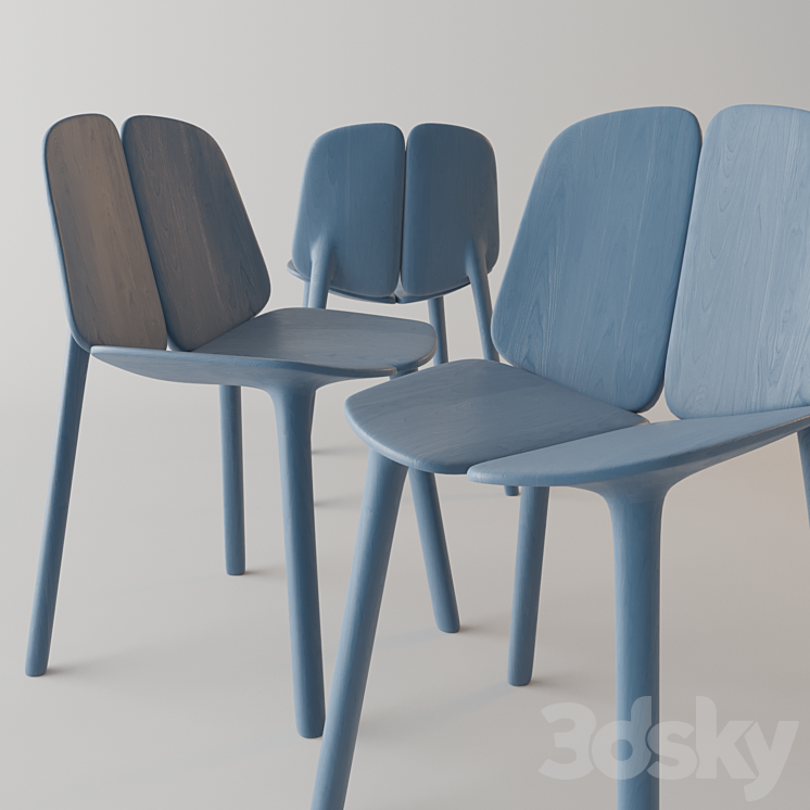 mattiazzi osso chairs 3DS Max - thumbnail 2