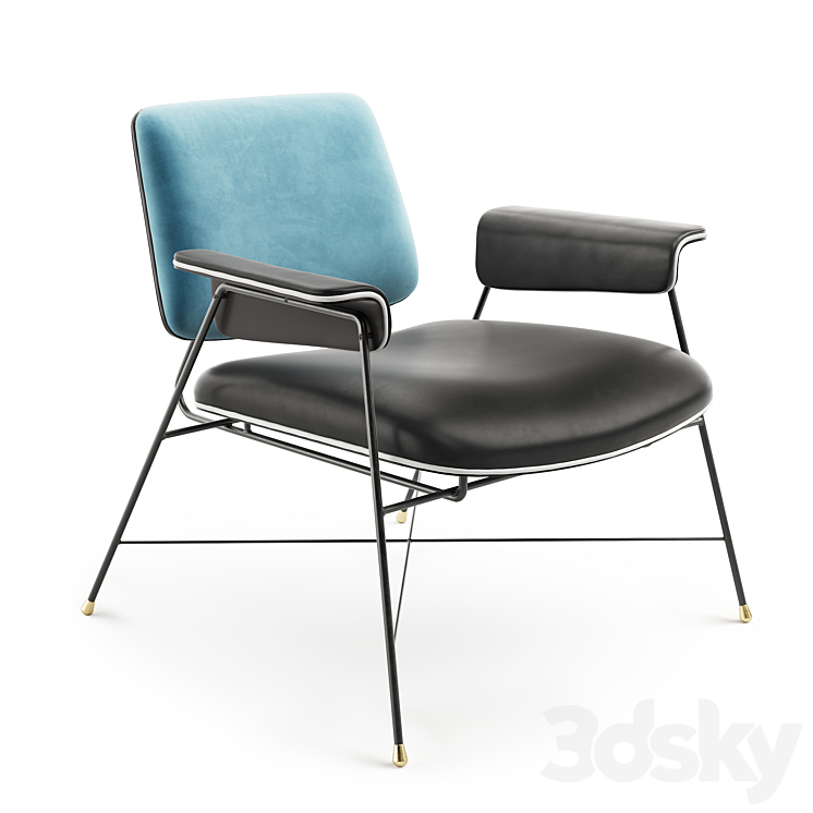 Baxter Bauhaus Chair 3DS Max - thumbnail 1