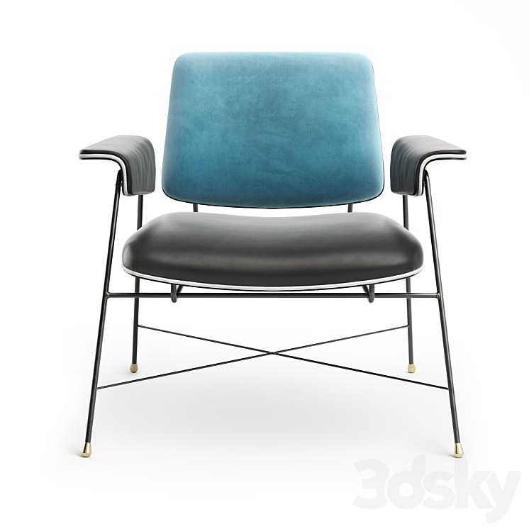 Baxter Bauhaus Chair 3DS Max - thumbnail 2