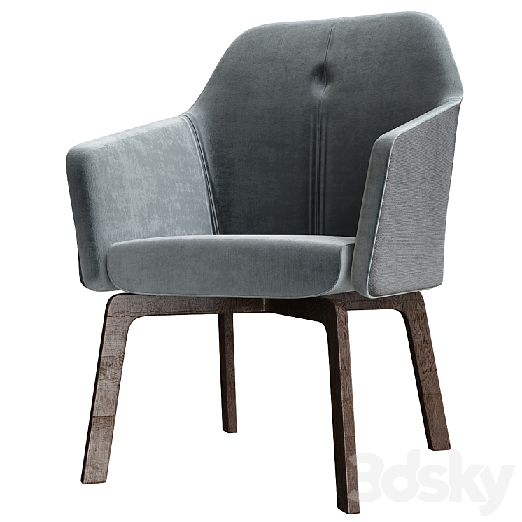 Accent chairs 3DS Max - thumbnail 1
