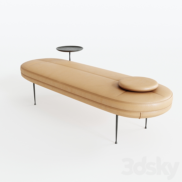 WON Canoe Daybed 3DS Max - thumbnail 1