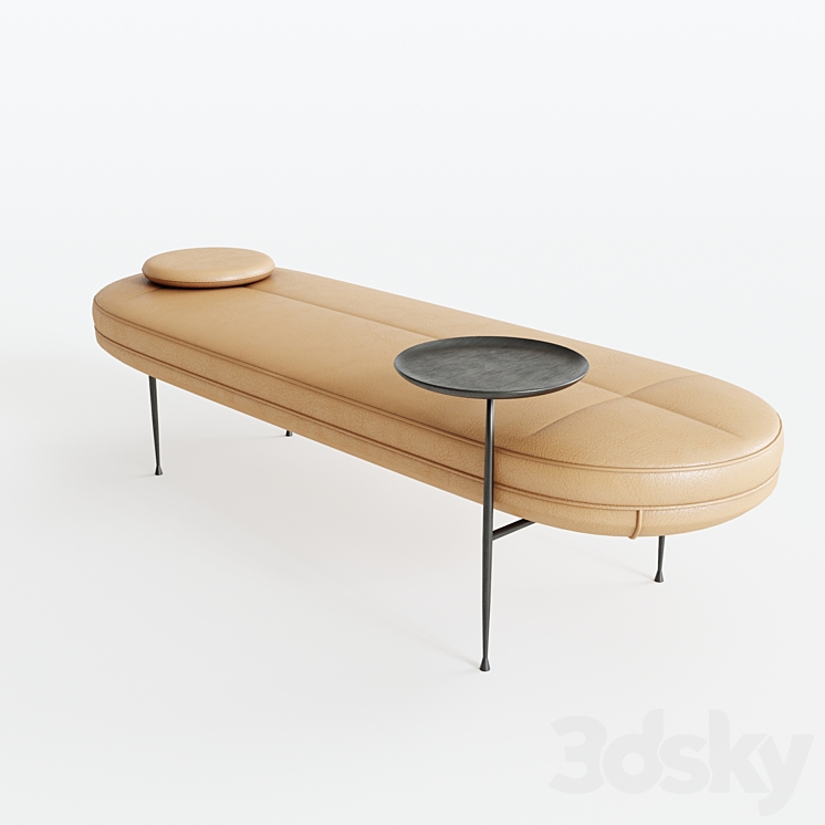 WON Canoe Daybed 3DS Max - thumbnail 2