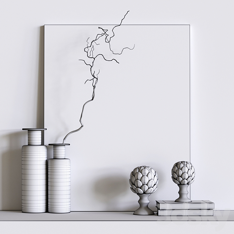 Decorative Set 2 3D Model
