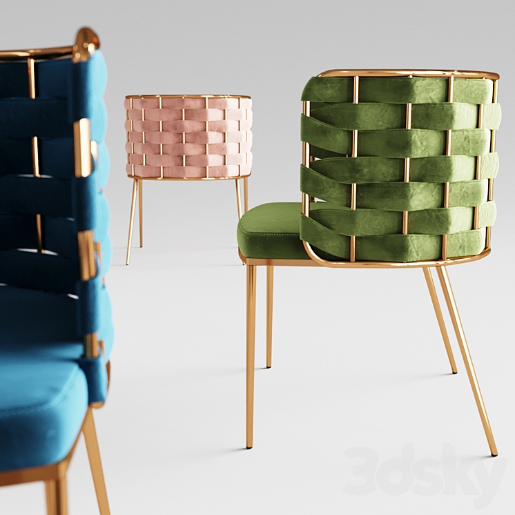 Chair Loftdesign model 30430/30431/30432 3D Model