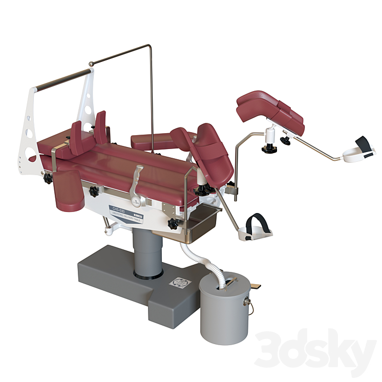 Table obstetric model CHS-E80 3D Model