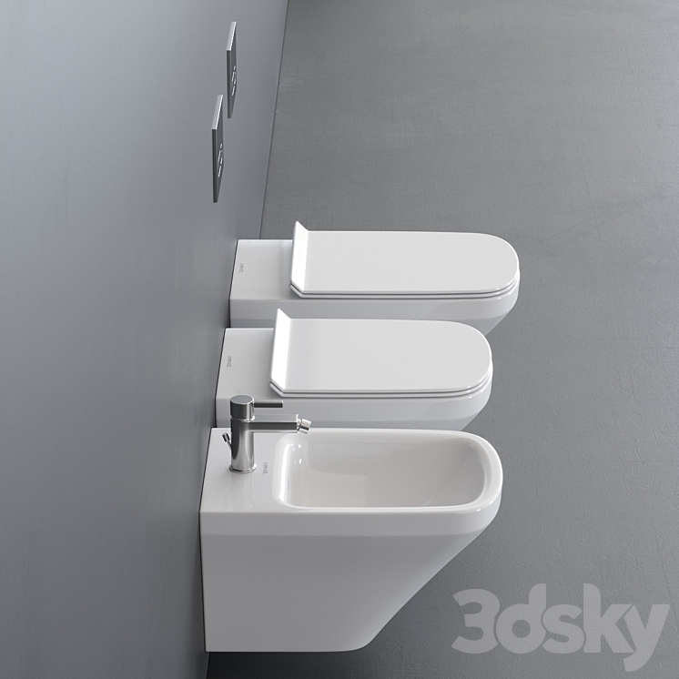 Duravit DuraStyle Wall-hung WC 3D Model