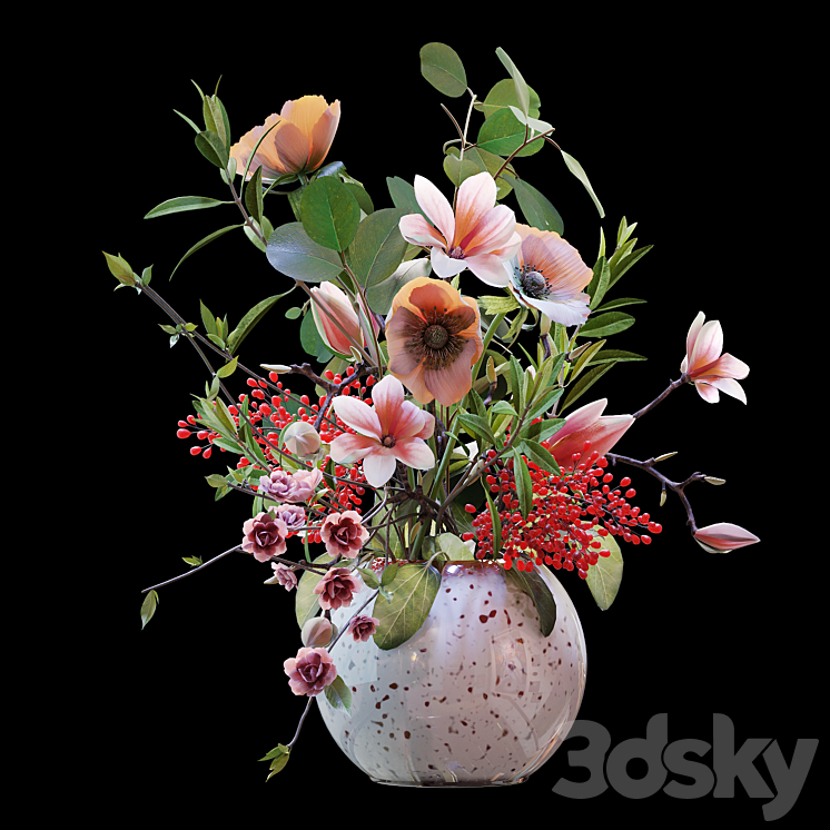 Bouquet 04 3D Model