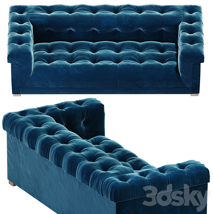 Kettleby sofa 3D Model