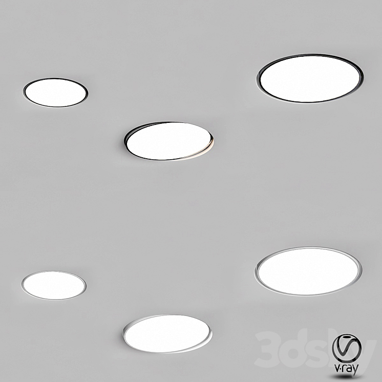 Ceiling Lamps CENTRSVET 28 3DS Max - thumbnail 1