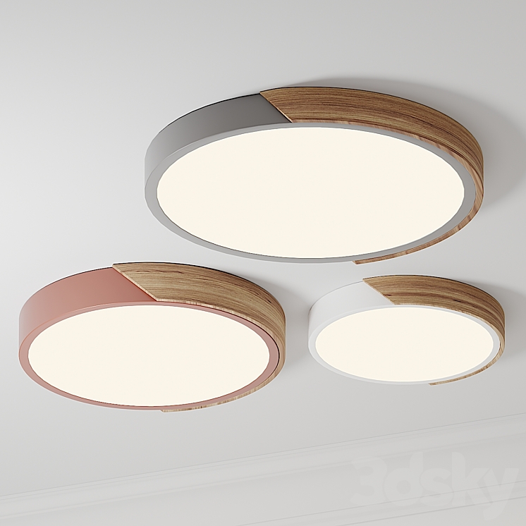 Dimmable Modern Minimalist Cheap Round 3DS Max - thumbnail 1
