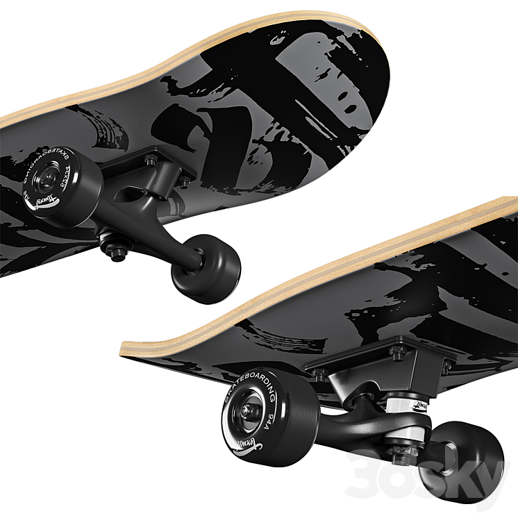Skateboard Termit 518 3DS Max - thumbnail 2