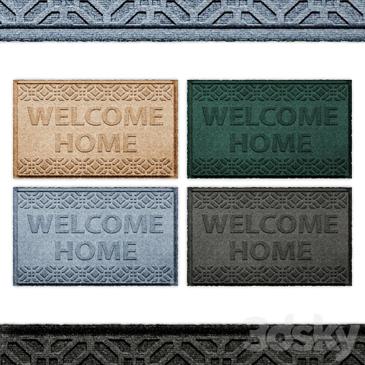 Welcome Home Rug Collection 3DS Max - thumbnail 1