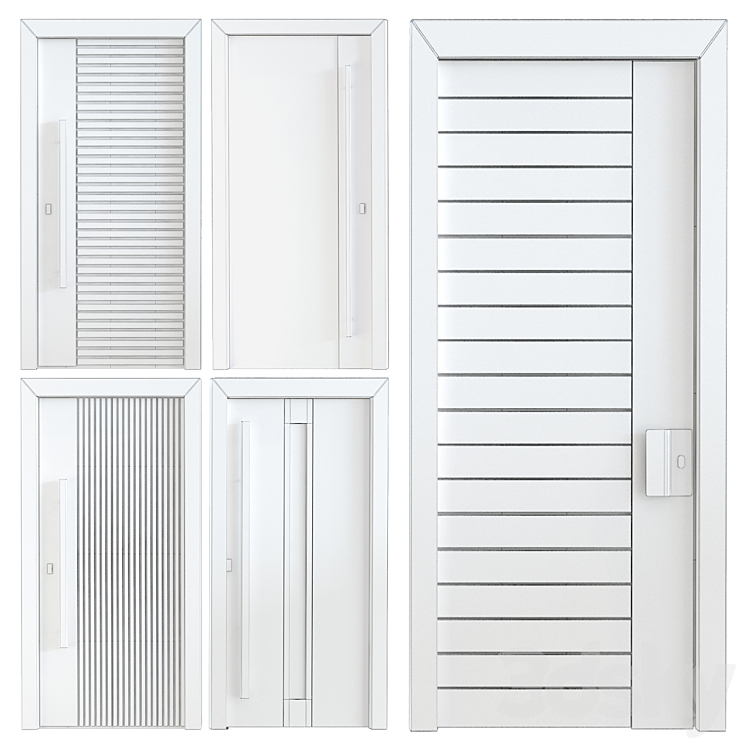 Entrance Doors 2 3D Model