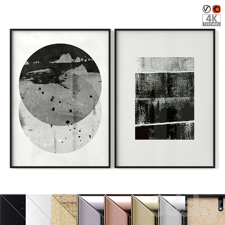 Abstract Pair Posters 08 3DS Max - thumbnail 1