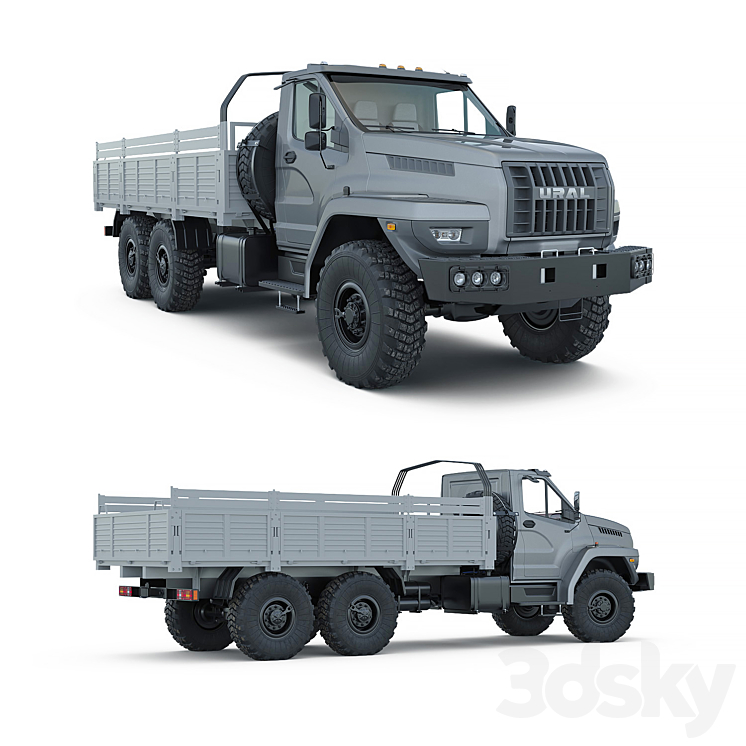UUral NEXT 6x6 3D Model