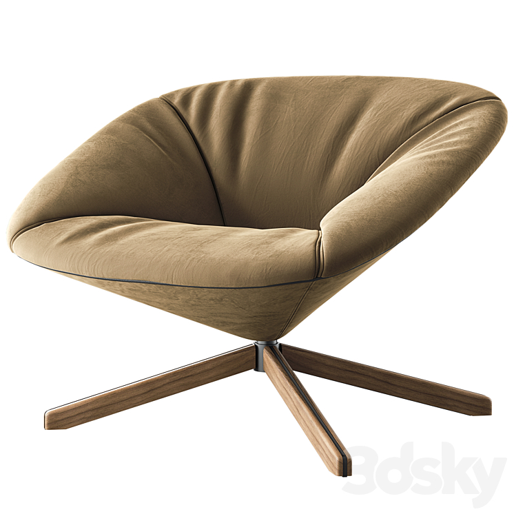 Sancal Tortuga Lounge Chair 3D Model