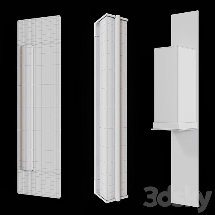 Holly Hunt set Sconce 4 3DS Max - thumbnail 2