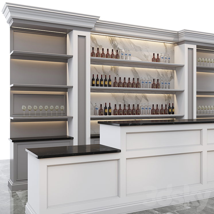Loft Bar 6 3D Model