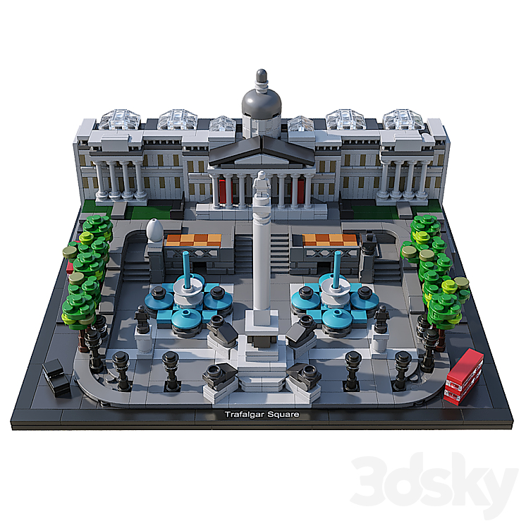 LEGO Trafalgar Square # 21045 3DS Max - thumbnail 2