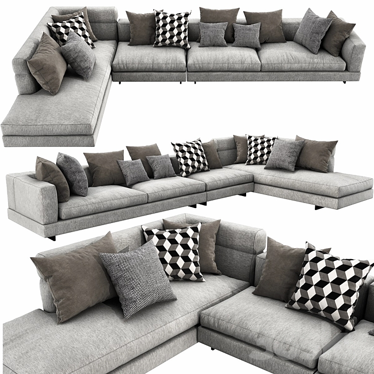Minotti Alexander Arrangement 06 3D Model