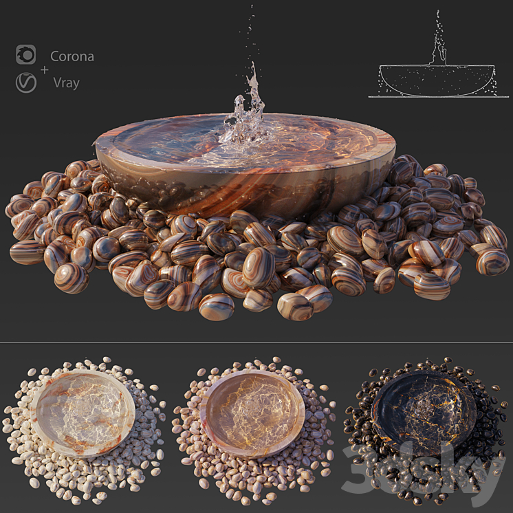 Water Bowl Fountain 1