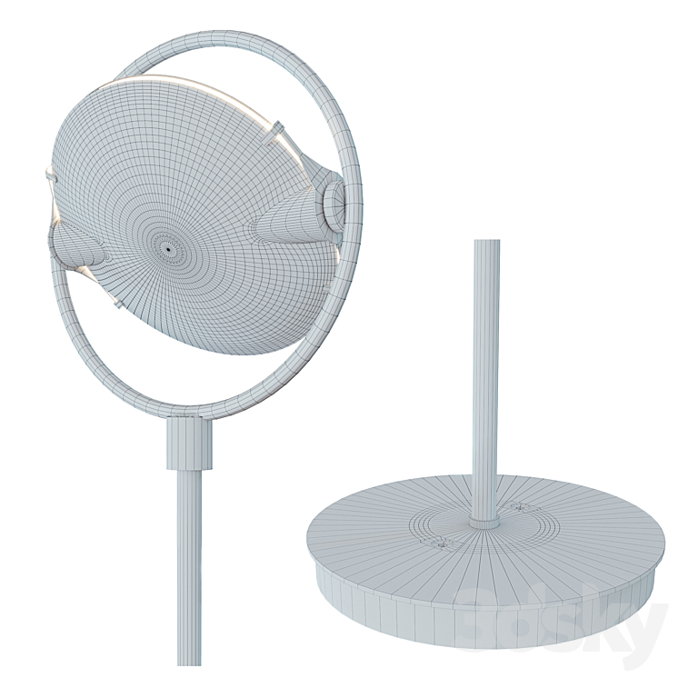 Nobi floor lamp 3D Model