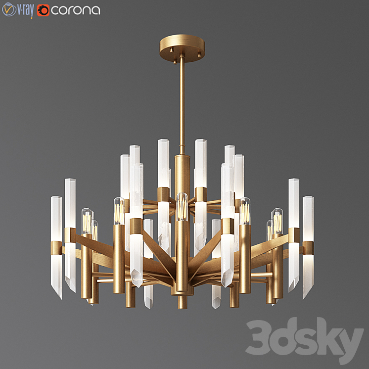 4 Celing Light Collection 05 3D Model