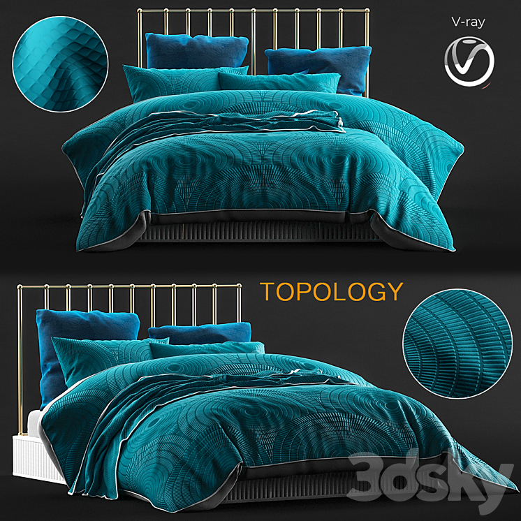 Browse our luxury designed quilt covers 3DS Max - thumbnail 1