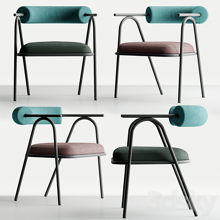 My home collection baba bar stool 3DS Max - thumbnail 1
