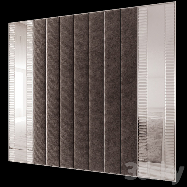 3DS MAX Headboard. Wall Panel_02 3DS Max