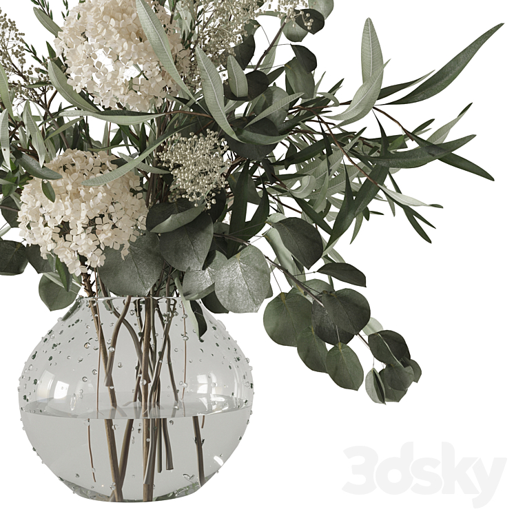 Bouquet of spring flowers 3DS Max - thumbnail 2