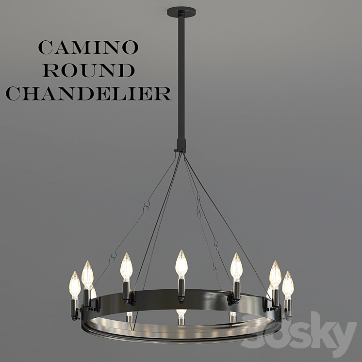 Camino round chandelier