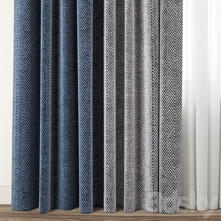 Curtain 87 3D Model