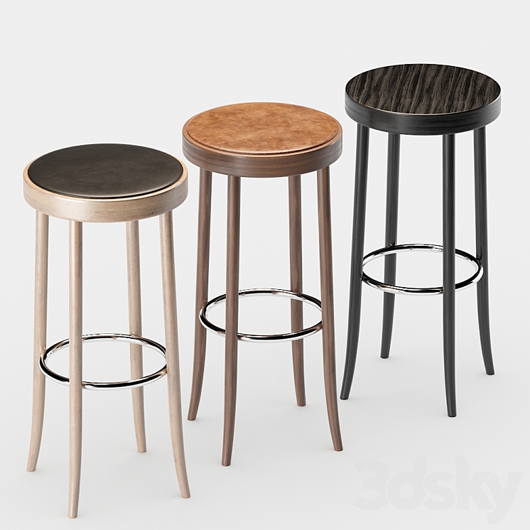 Select bar stool 11-373 by horgenglarus 3D Model