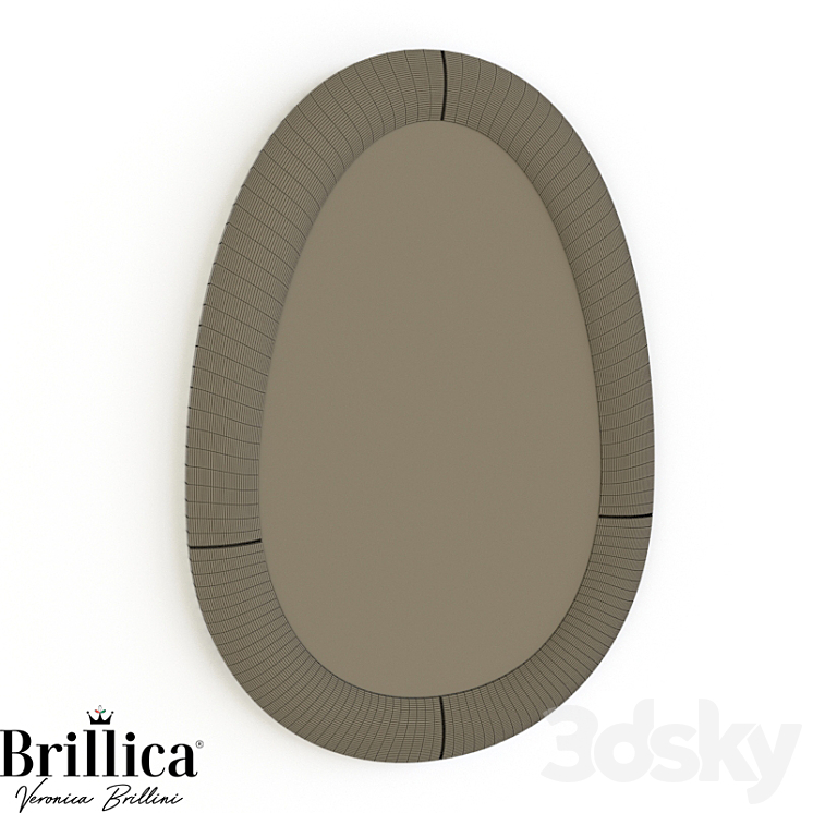 Mirror Brillica BL800 / 1150-O40 3D Model