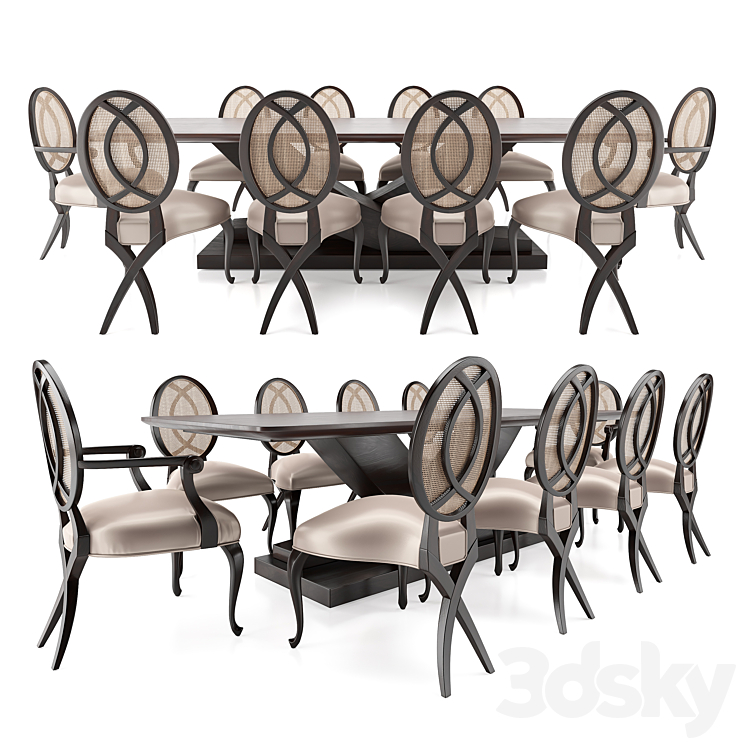 Christopher Guy – Set Table CG3A1 3DS Max - thumbnail 1