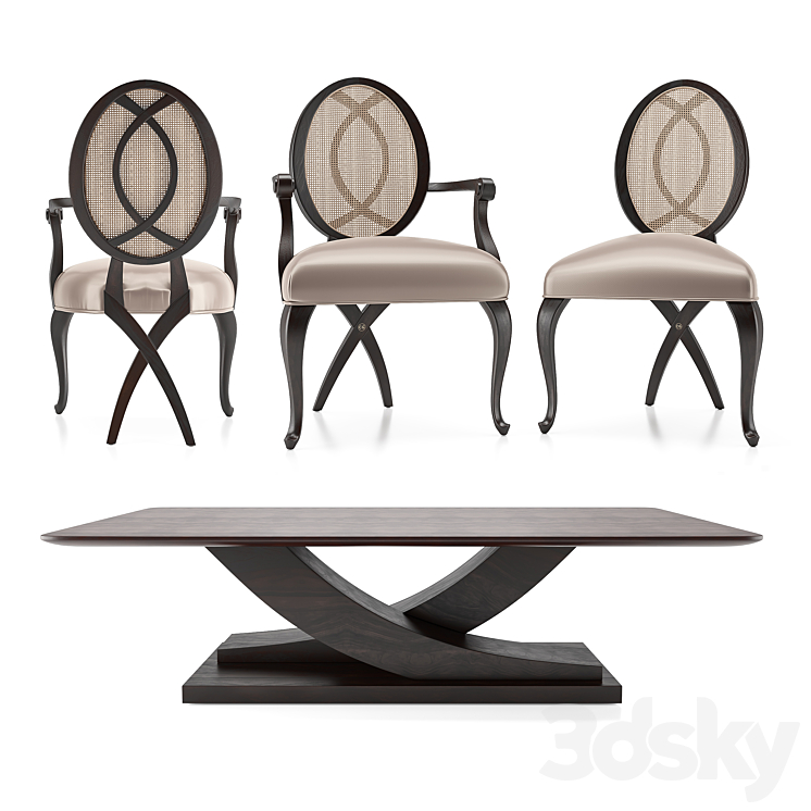 Christopher Guy – Set Table CG3A1 3DS Max - thumbnail 2